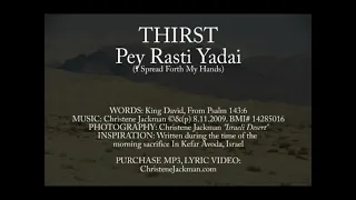 Thirst / Pey Rasti Yadai, Christene Jackman, Messianic praise & worship music