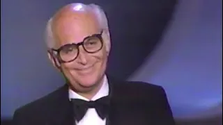 Bea Arthur inducts Norman Lear into the Television Academy Hall of Fame, March 1984. "Maude"