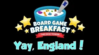Board Game Breakfast  - Yay, England!