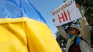 Ukrainer protestieren gegen "Steinmeier-Formel"