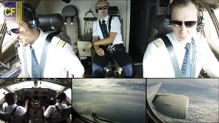 Im Cockpit der Lufthansa Cargo Boeing 777F mit Kapitän Rikard nach Japan - Cockpitfilme.de