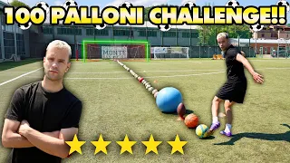 100 PALLONI FOOTBALL CHALLENGE: JPATA ( EX INTER ) quanti goal avrà fatto su 100 palloni?