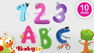 Colección de canciones sobre el ABC y los números para niños 😎 @BabyTVSP