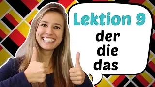 GERMAN LESSON 9: The German Definite Articles DER, DIE, DAS