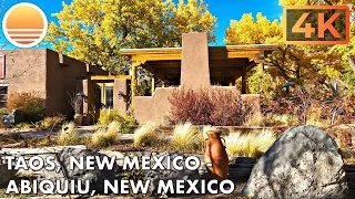 🇺🇸[4K60] Taos, New Mexico to Abiquiu, New Mexico! 🚘 Drive with me.