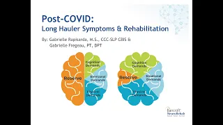 Post-COVID: Long Hauler Symptoms & Rehabilitation Webinar