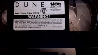 "Dune" (1984) - VHS'off #4
