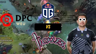 OG Esports vs Team Tickles: DPC WEU 2022 Tour 1: Division I (DreamLeague Season 16) (BO 3 Games)