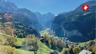 Lauterbrunnen - Wengen - Lauterbrunnen | Train Experience - Switzerland 🇨🇭