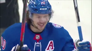 Artemi Panarin Game 7 OT Goal & Celebration | AT&T Sportsnet Pittsburgh Feed | May 15th, 2022 #NYR