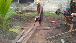 bikin reng ukuran 2x3/3x6/2x5 kalau kayu besar sekaligus enak