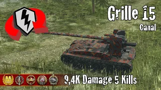Grille 15  |  9,4K Damage 5 Kills  |  WoT Blitz Replays
