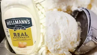 Mayonnaise-Flavored Ice Cream Exists?!