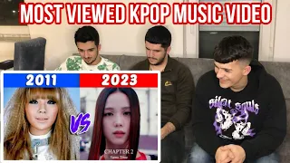 FNF Reacting to Top 10 Most Viewed KPOP Music Videos Each Year - (2009 to 2023)