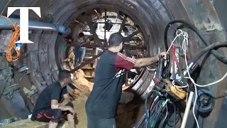 Hamas video exposes tunnel construction under Israel