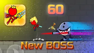 Stick Adventure | Red Stickman NEW BOSS 60 LEVEL!!!