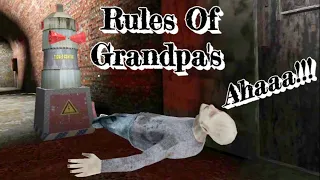 Granny 3 Train Escape And The Rules Of Grandpa's Ahaaa!!!