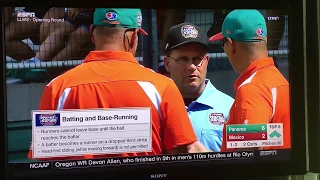 Little League Umpire - Runner Leaves Early