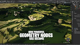 How Powerful geometry nodes has become