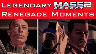 Mass Effect 2 - Top 10 Legendary RENEGADE MOMENTS