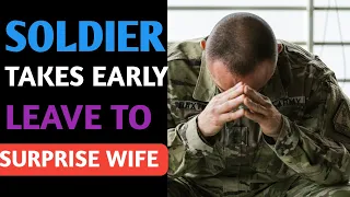 Soldier Takes Leave Early To Surprise Wife. What He Sees Breaks His Heart #inspiration #stories