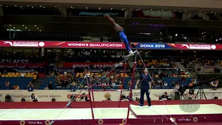 BILES Simone (USA) - 2018 Artistic Worlds, Doha (QAT) - Qualifications Uneven Bars