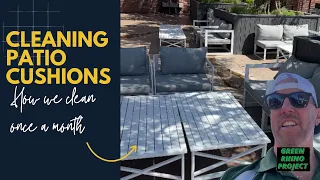 How we clean Outdoor cushions