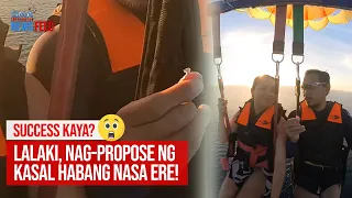 Success kaya? Lalaki, nag-propose ng kasal habang nasa ere! | GMA Integrated Newsfeed