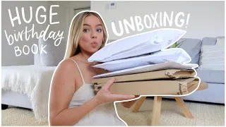 HUGE BIRTHDAY BOOK HAUL! | book unboxing! 📚📦