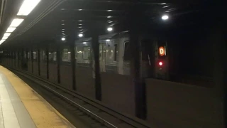 MTA new York City Subway R68 D Train blasts into Port Authority Bus Terminal