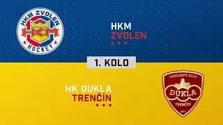 1.kolo HKM Zvolen - Dukla Trenčín HIGHLIGHTS