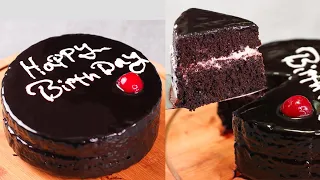 BIRTHDAY CAKE IN LOCK DOWN | 3 INGREDIENTS CHOCOLATE CAKE | WITHOUT MAIDA, CREAM, EGG, OVEN | N'OVEN