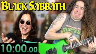 I Wrote A New BLACK SABBATH Song In Only 10 MINS (Speedrun)