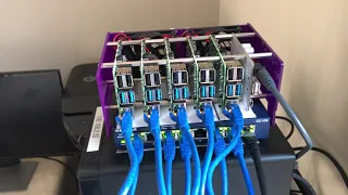 Raspberry Pi 4 8GB 5 node cluster