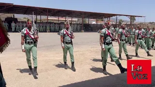 La espectacular demostración de la Escuadra de Gastadores de la Legión