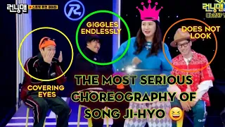 Song Ji-Hyo "SongZy Choreography" the most serious Choreography that the RM boys couldn't handle