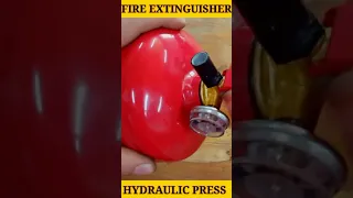 500 TON HYDRAULIC PRESS VS FIRE EXTINGUISHER @hydraulicpress