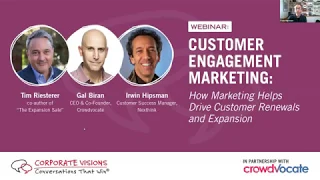 Webinar: Customer Engagement Marketing: How Marketing Helps Drive Customer Renewals and Expansion