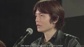 (English) Sakurai @ Japan Game Awards 2019 Speech