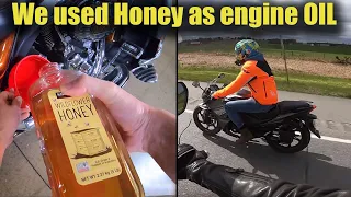 What happens when you use Honey instead of Oil?