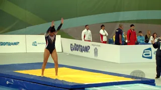 BRAVO Hope (USA) - 2018 Trampoline Worlds, St. Petersburg (RUS) - Qualification Tumbling R2