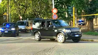 Scorta di Blinken a Roma/ Blinken Motorcade in Rome  - NOCS, Secret Service