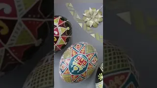 Пасхальные яйца с вышивкой бисером глазами харьковчан, Easter holiday