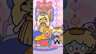 Power of My longest Golden Hair in the world😱🥰#tocastory #tocaboca #tocalifeworld #shorts