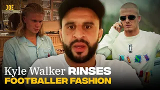 Kyle Walker reacts to footballers' fashion choices 😂 | Grealish, Ferdinand & Ronaldo
