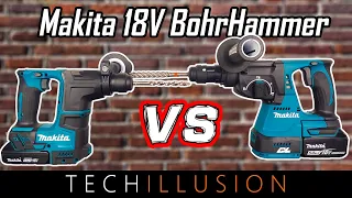 🔥MAKITA 18V AKKU BOHRHAMMER Extremtest Vergleich😱 - DHR171 VS DHR243 - Vergleichtest