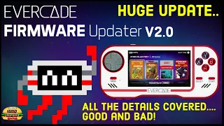 Evercade Handheld Firmware Update V2.0! HUGE update! All the details covered.. good and BAD!