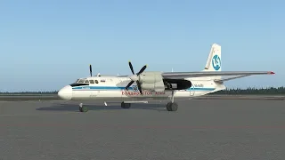 UHNN-UHHH /Ан-24РВ , модификация Олега Тронова /X-plane 11/IVAO/