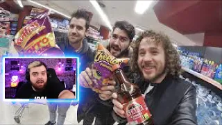 IBAI REACCIONA A LUISITO COMUNICA VISITANDO un SUPERMERCADO en ESPAÑA! (ft. Wismichu y Auronplay)