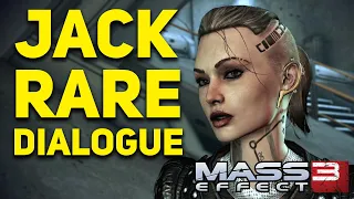 Mass Effect 3 - Jack’s RARE Dialogue about Mordin’s Love Advice (Plus Other Little Details)